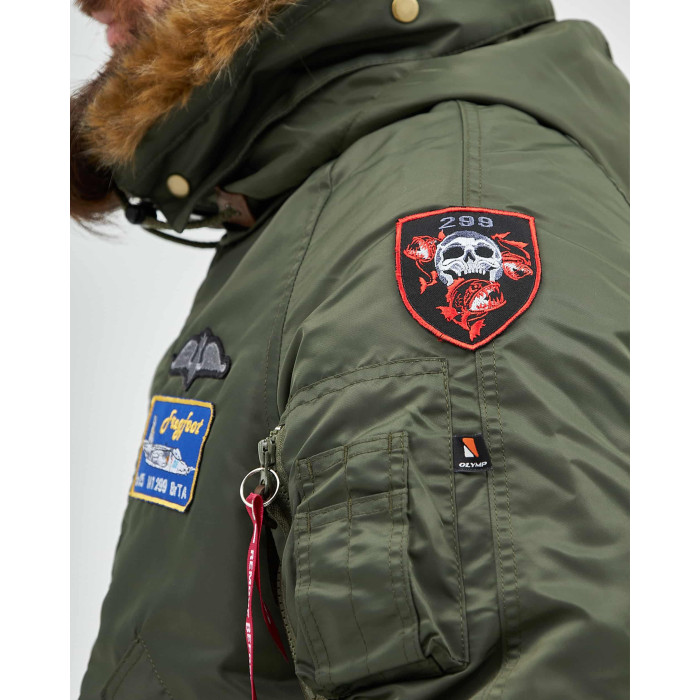 Аляска N-2B хакі з нашивками 299 БрТА