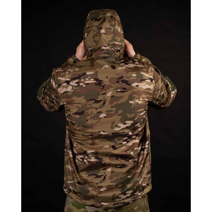Тактична куртка SoftShell "Шторм" - мультикам