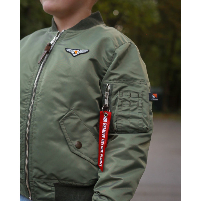 Бомбер MA-1 хлопчачий хакі