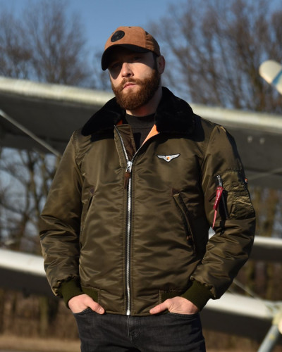 Бомбер B-15 хакі