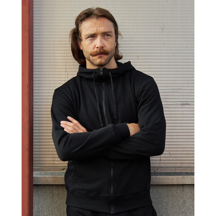 Худі на блискавці чорний